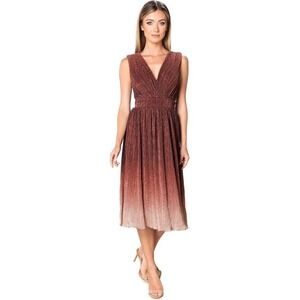green emerald velvet dress Dress the Population Women's Audrey Spaghetti Strap Midi A-line 3D Floral  Dress, Begonia, XXS at Amazon Women's Clothing store